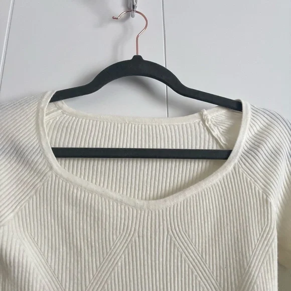 3/$45 Sweetheart Ribbed Sweater - Picture 3 of 8